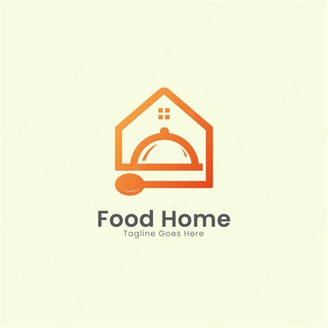 Premium Vector | Food Home logo