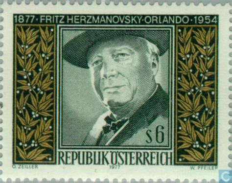 1977 Herzmanovsky Orlando Fritz 100 Years 600 Stamp Austria AUT