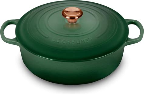 Amazon Le Creuset Signature Quart Round Wide Oven With Copper