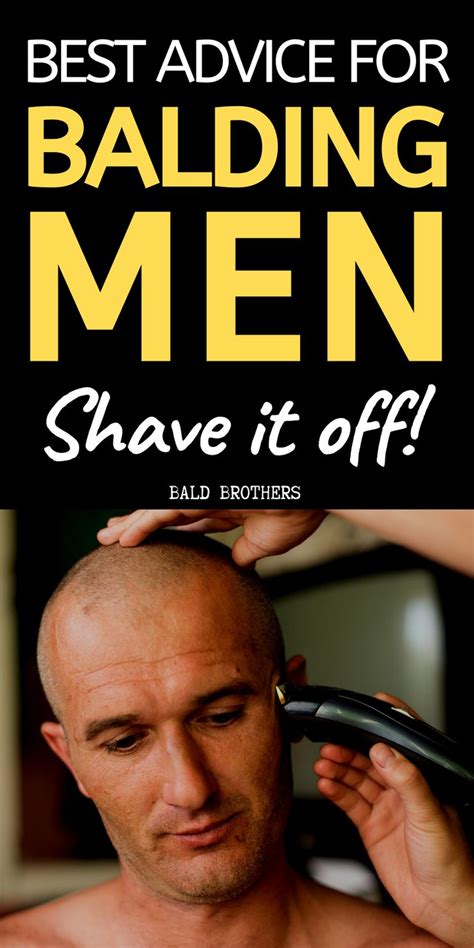 Advice For Balding Guys Just Shave It Off Already Bald Men Balding