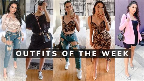 WHAT I WORE IN A WEEK DAY TO NIGHT OUTFITS YouTube