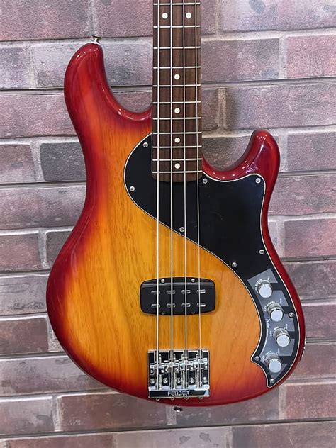 Fender Dimension Iv Bass 2013 Cherry Sunburst Reverb