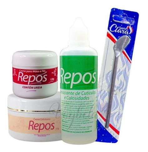 Repos Spa Dos P S Kit Amaciante Espatula Esfoliante Ureia Spa Dos