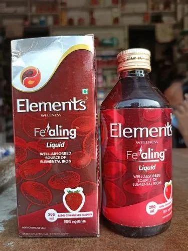 Elements Feeling Iron Syrup At Rs 375piece Iron Syrup Id 25383267288