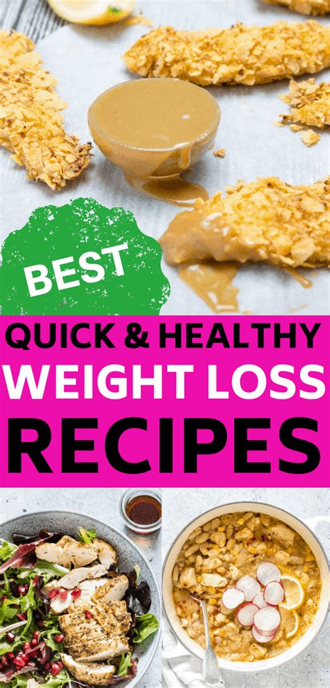 Easy and healthy dinner recipes for weight loss - perfect for busy moms ...