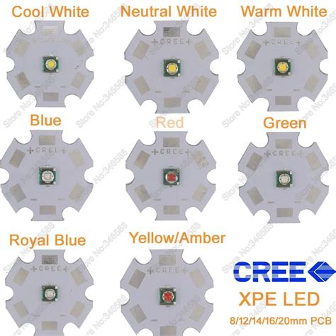 5x 3W Cree XPE XP E High Power LED Emitter Diode Neutral White Cool