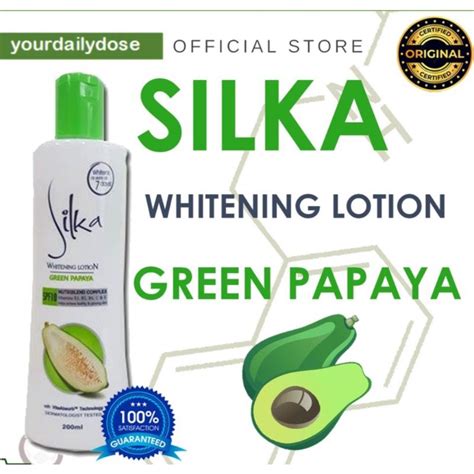 Silka Whitening Green Papaya Lotion 200ml Shopee Malaysia