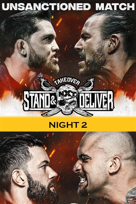 Wwe Nxt Takeover Stand Deliver Night Posters The Movie