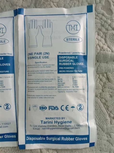 Sterile Surgical Rubber Gloves Powdered At Rs 30pair In Vadodara Id