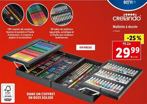 Promo Mallette De Coloriage Enfant Chez Lidl Malette Dessin Enfant