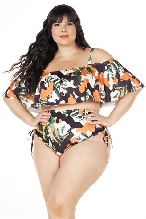 BIQUÍNI PLUS SIZE TOP CIGANINHA E HOT PANT LACINHO JACARTA AUDAZ MODA PLUS SIZE