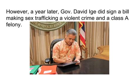Sex Trafficking In Hawaii Pptx