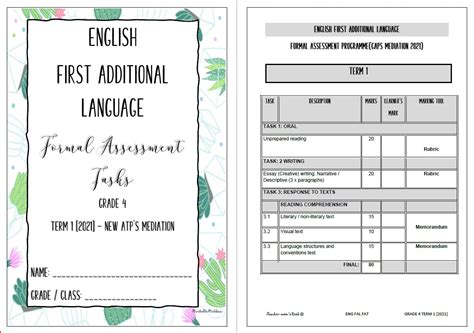 English Fal Fat Gr Term Teacha