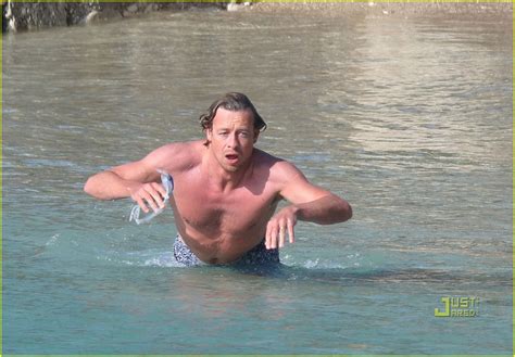 Shirtless Simon Baker Soaks In Monaco Photo 2458075 Claude Baker Harry Baker Rebecca Riggs