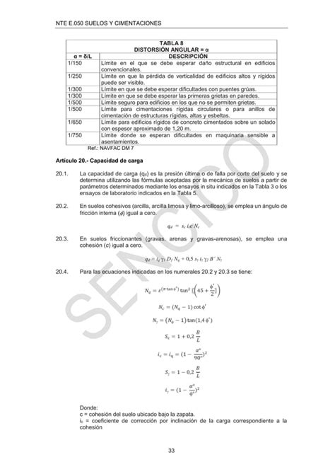 Norma Peruna E Suelos Y Cimentaciones Pdf