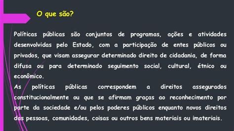 Políticas Públicas No Brasil