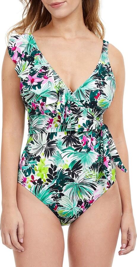 Gottex Beautiful Day Ruffled One Piece Shopstyle