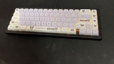 Custom Keyboard Ciy Gas 67 Kuromi Keycaps Akko Outemu Modded