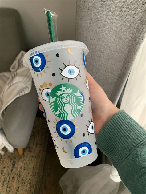 EVIL EYE CUP Evil Eye Starbucks Cup Evil Eye Starbucks Cup Etsy