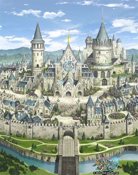 Fantasy Castle in a Town