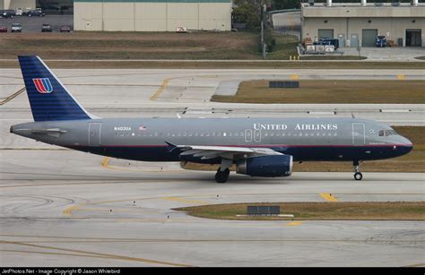 N403UA Airbus A320 232 United Airlines Jason Whitebird JetPhotos