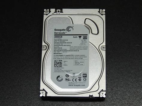 【目立った傷や汚れなし】【検品済み使用201時間】seagate 3tb Hdd St3000dm001 管理j 68 の落札情報詳細