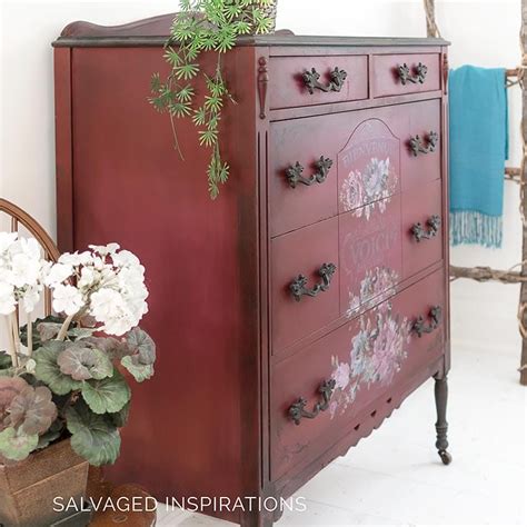 Red Painted Furniture - Salvaged Inspirations