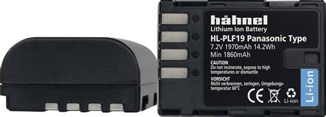 Hähnel Fototechnik HL PLF19 Batterie pour appareil photo Remplace l