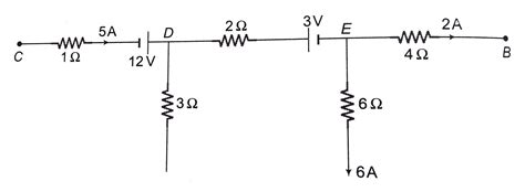 Figure Shows The Part Of A Circuit Calculate The Power Dissipated In