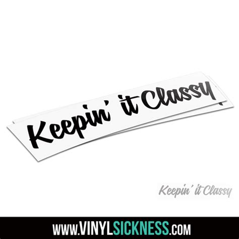 Keepin It Classy V3 • Jdm Tuner Stickers Decals • Vs