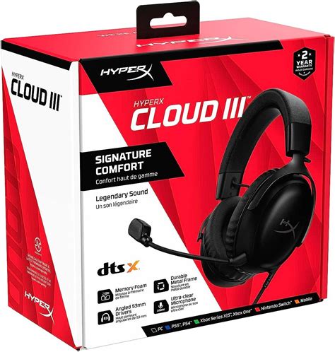 HyperX Cloud III Wired Gaming Headset, For PC / PS5 / Xbox Series ...