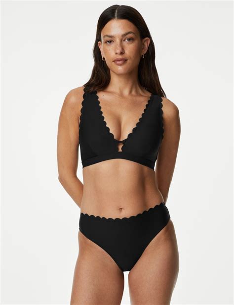 Siyah Regular Fit Destekli Bikini St T B Marks Spencer