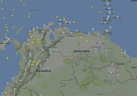 Espaco Aereo Venezuela - Así luce el espacio aéreo de Venezuela - Periódico El Sol COLOMBIA