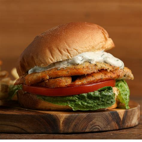 Fried Tilapia Sandwich