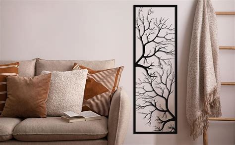 DEKADRON Metal Wall Art Metal Tree Wall Art Tree Sign Metal Wall