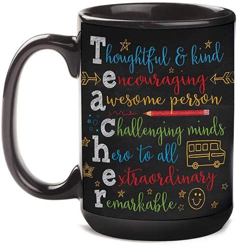 Colorful Teacher Personalized Mug | Teacher personalized, Personalized ...