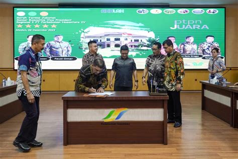 Subholding Palmco Terbentuk Ptpn Iv Regional I Gelar Serah