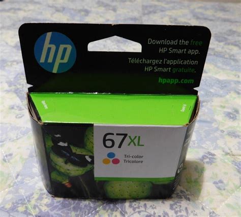 Hp 67xl High Yield Tri Color Original Ink Cartridge 3ym58an Exp July 2024 Ebay