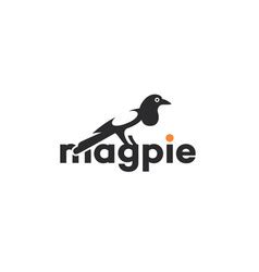 Magpie logo Royalty Free Vector Image - VectorStock