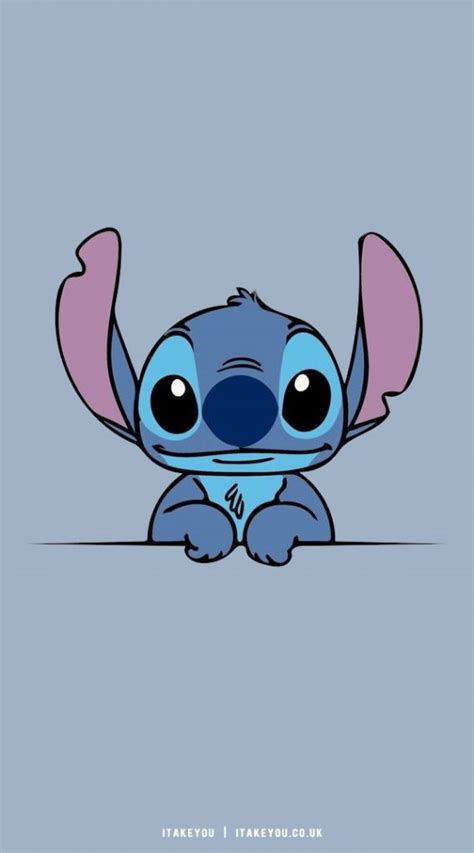 Fun and Cute Stitch Wallpapers : Stitch on Misty Blue Background I Take ...