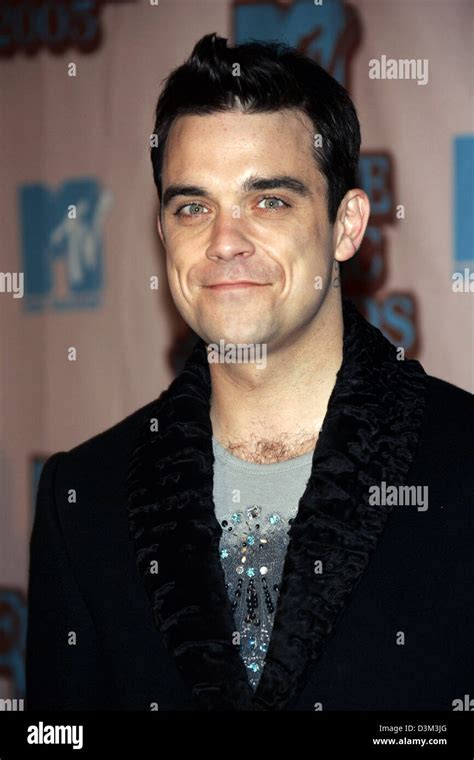 Dpa British Singer Robbie Williams Pictured At The Mtv Europe Music