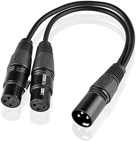 Sienoc Cm Mikrofon Stecker Kabel Pin Xlr Male To Dual Xlr Female