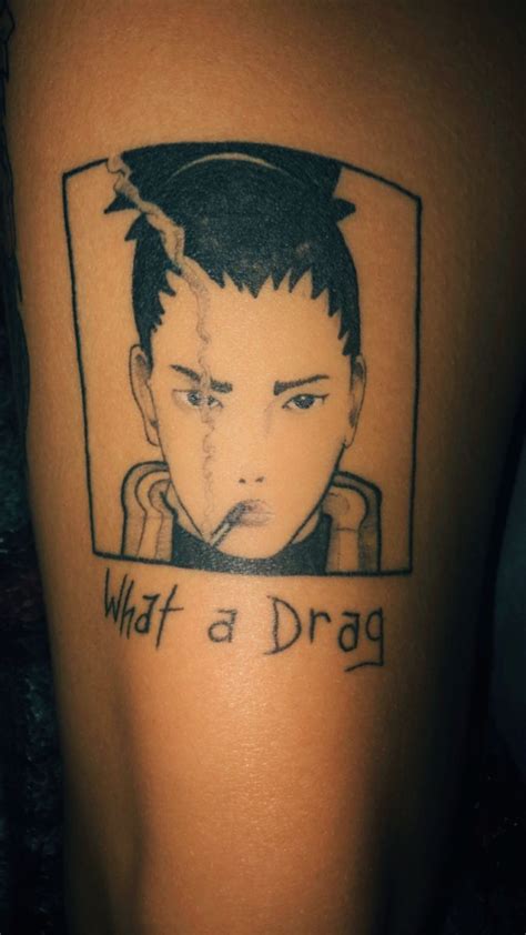 Shikamaru Nara Naruto Tattoo Shikamaru Anime Tattoos