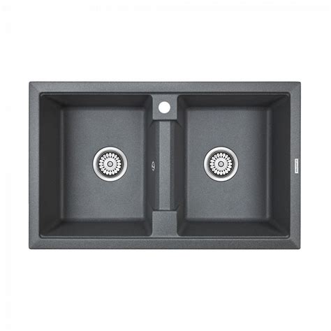Paulmark ZWILLING PM238150-DG Мойка для кухни двойная 81*50 см (графит ...