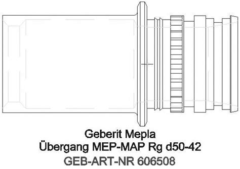 Cad Detail Ge Mepla Bergang Auf Mapress Mit Einschubende Rg D