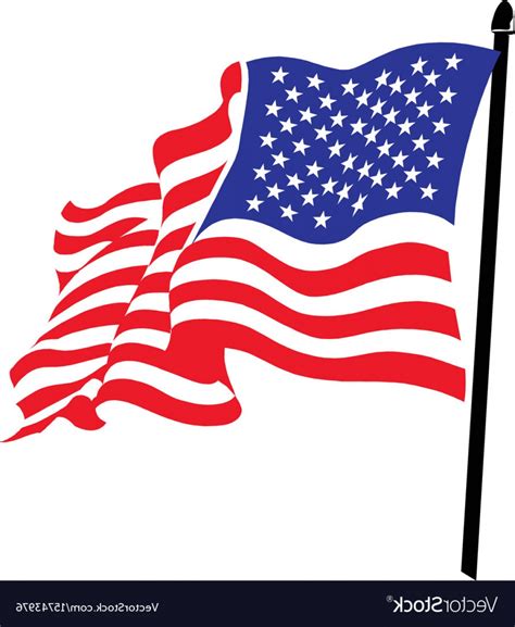 American Flag Logo Vector At Collection Of American