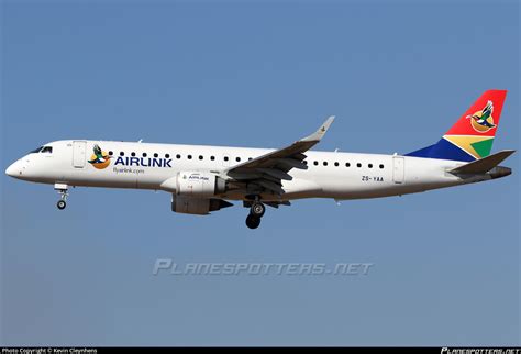 Zs Yaa Airlink Embraer Erj 190ar Erj 190 100 Igw Photo By Kevin