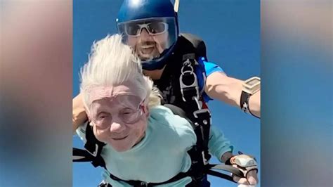 Age Just A Number 104 Year Old Woman Skydiver Passed Away In Sleep