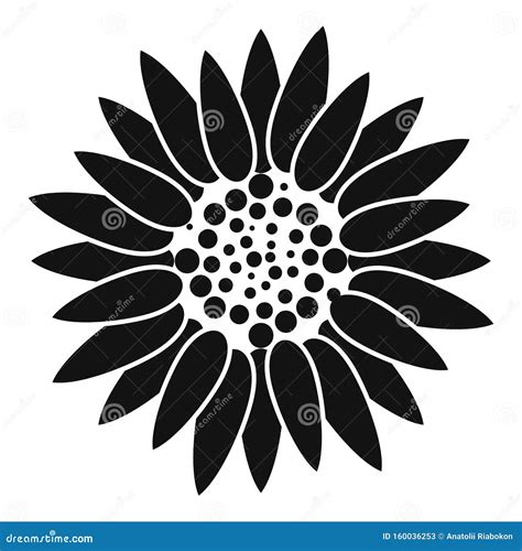 Icono De Planta De Girasol Estilo Simple Ilustraci N Del Vector