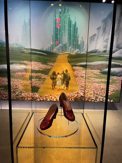 Dorothy’s ruby slippers on display at the Academy museum | Ruby slippers, Art, Wonders of the world